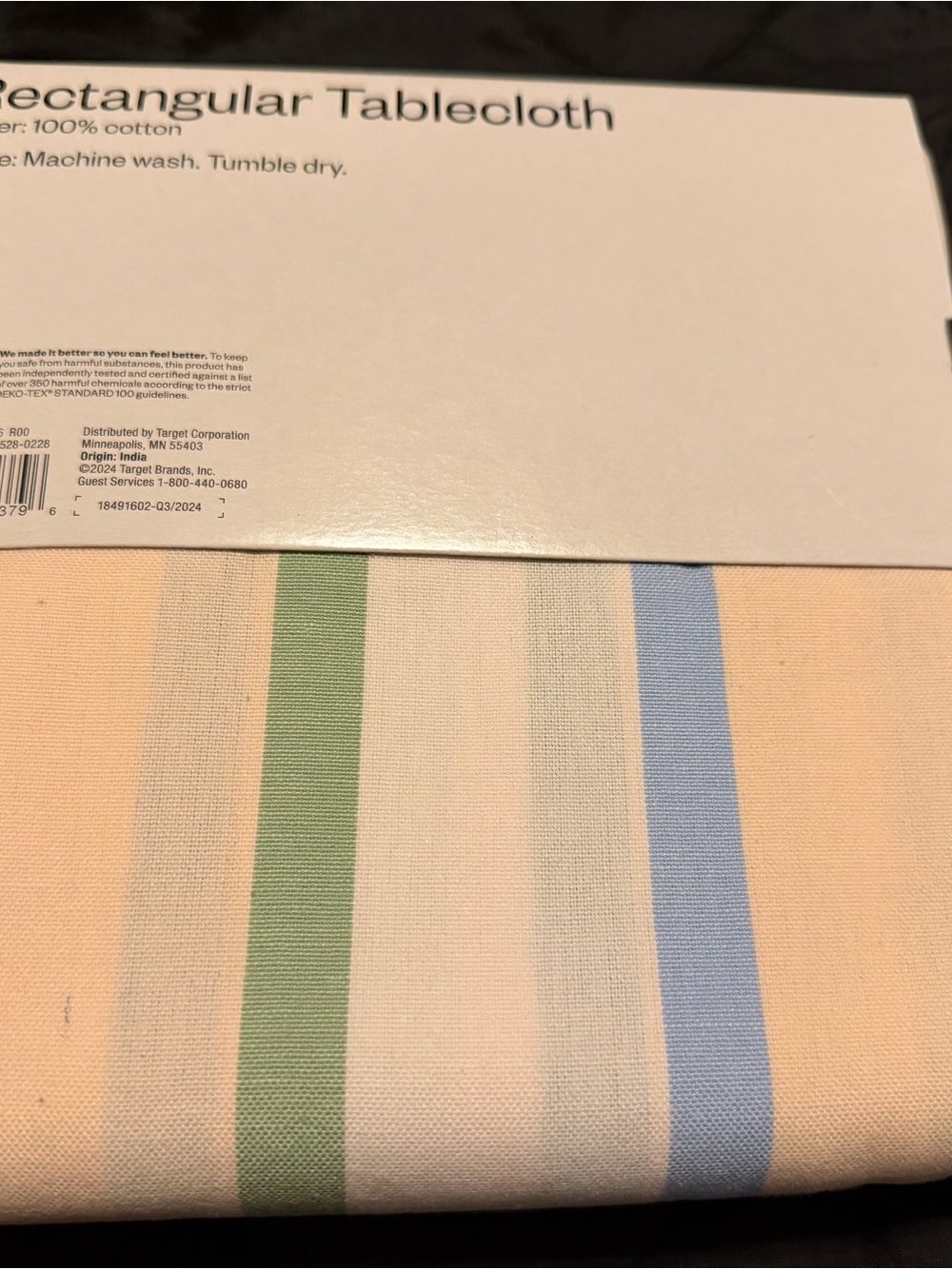 Room essentials Rectangular Tablecloth - seat 6-8 - Picture 2 of 4